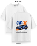 Футболка Monoclo Honda Civic GRC Power Rising – Білий