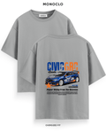 Футболка Monoclo Honda Civic GRC Power Rising – Сірий