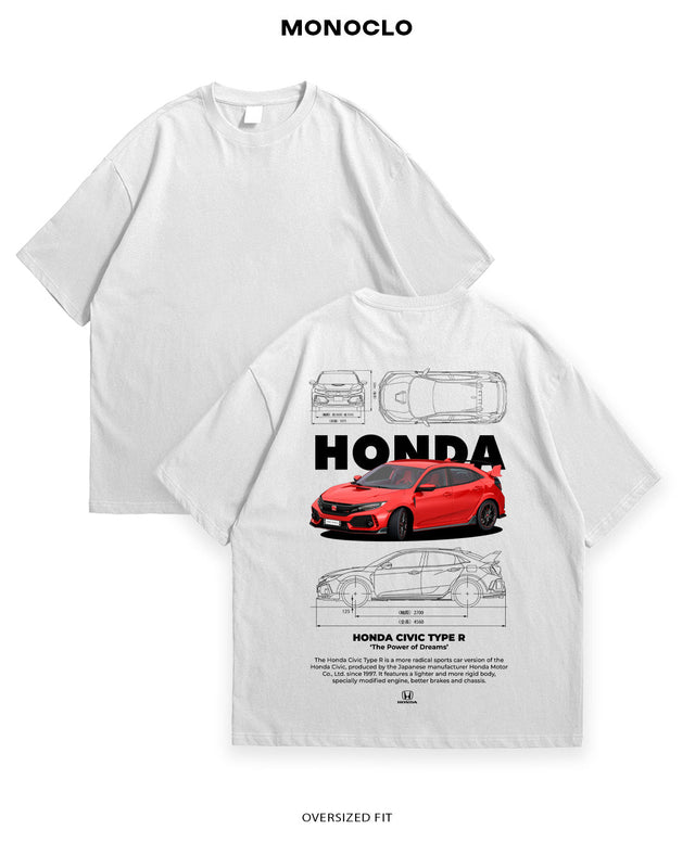 Футболка Monoclo Honda Civic Type R - MONOCLO UA