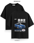 Футболка Monoclo Honda Prelude BB6 Elegancia Veloz Halftone – Чорний