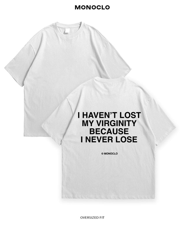 Футболка Monoclo I Haven’t Lost My Virginity - shop_name Білий