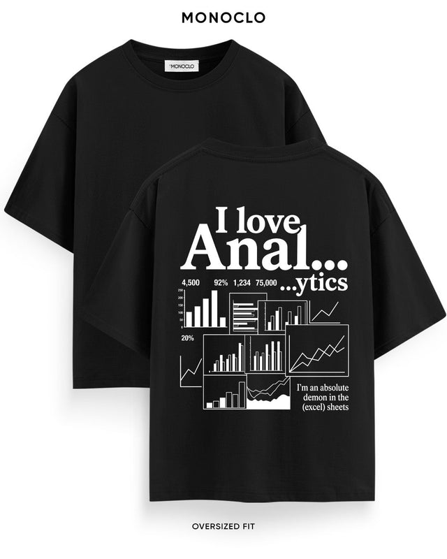Футболка Monoclo I Love Analytics