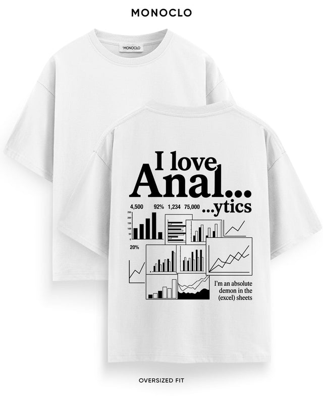 Футболка Monoclo I Love Analytics