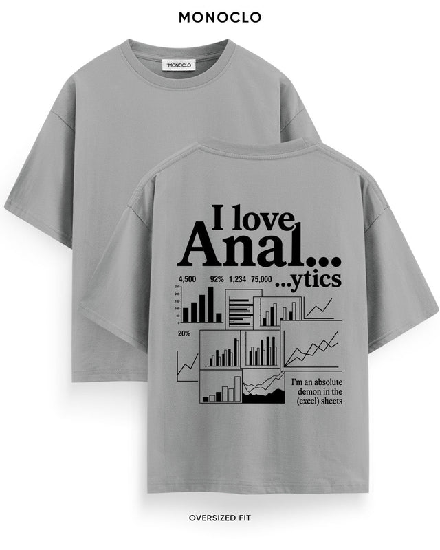 Футболка Monoclo I Love Analytics