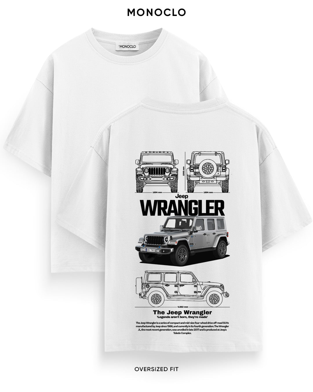 Футболка Monoclo Jeep Wrangler 5 - MONOCLO UA