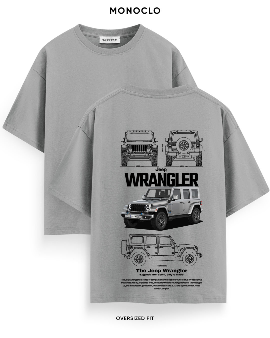 Футболка Monoclo Jeep Wrangler 5 - MONOCLO UA