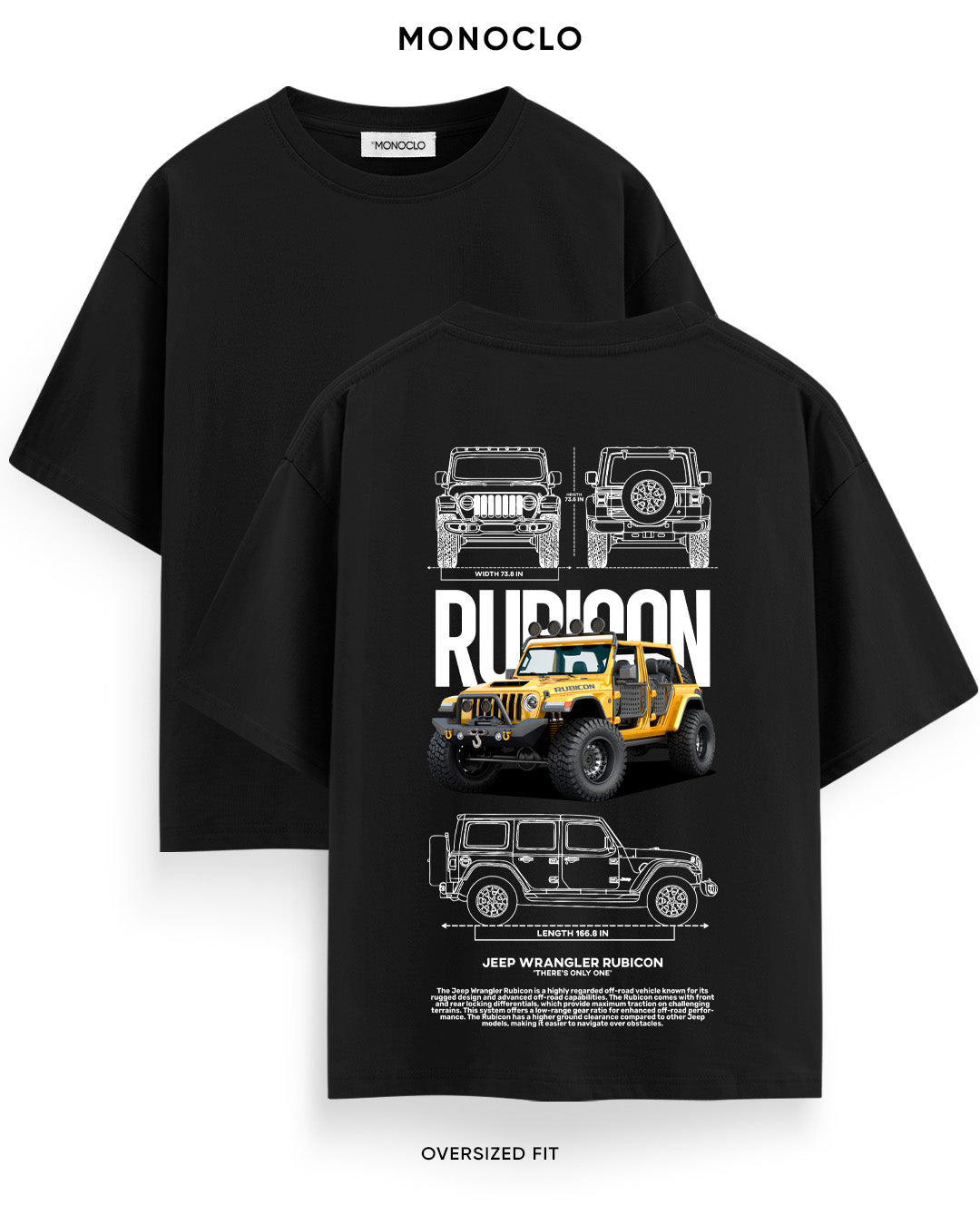 Футболка Monoclo Jeep Wrangler Rubicon - MONOCLO UA