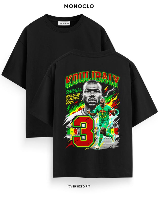 Футболка Monoclo Kalidou Koulibaly #3 Senegal WC 2026