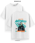 Футболка Monoclo Kimi Antonelli Mercedes F1 Helmet – Білий