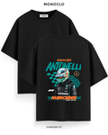 Футболка Monoclo Kimi Antonelli Mercedes F1 Helmet – Чорний