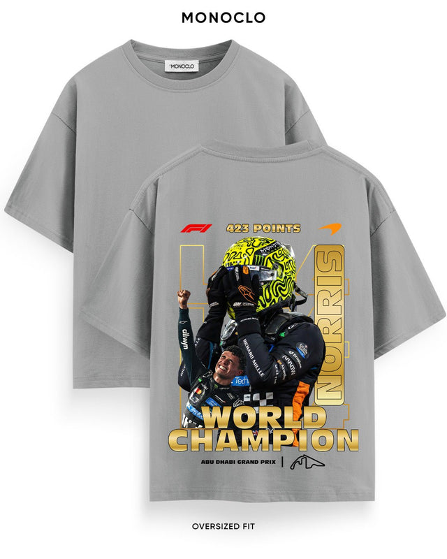 Футболка Monoclo Lando Norris World Champion 423 Points F1