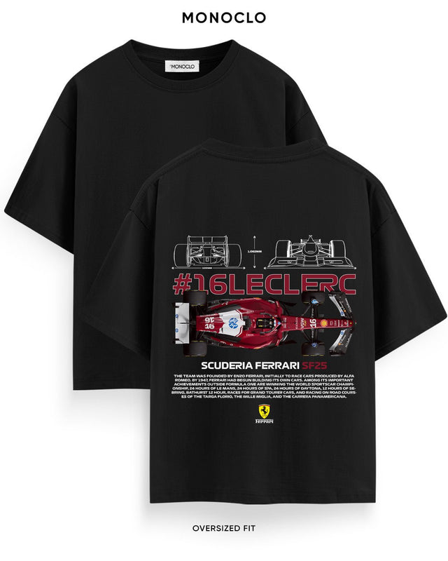 Футболка Monoclo Leclerc SF25 Blueprint F1