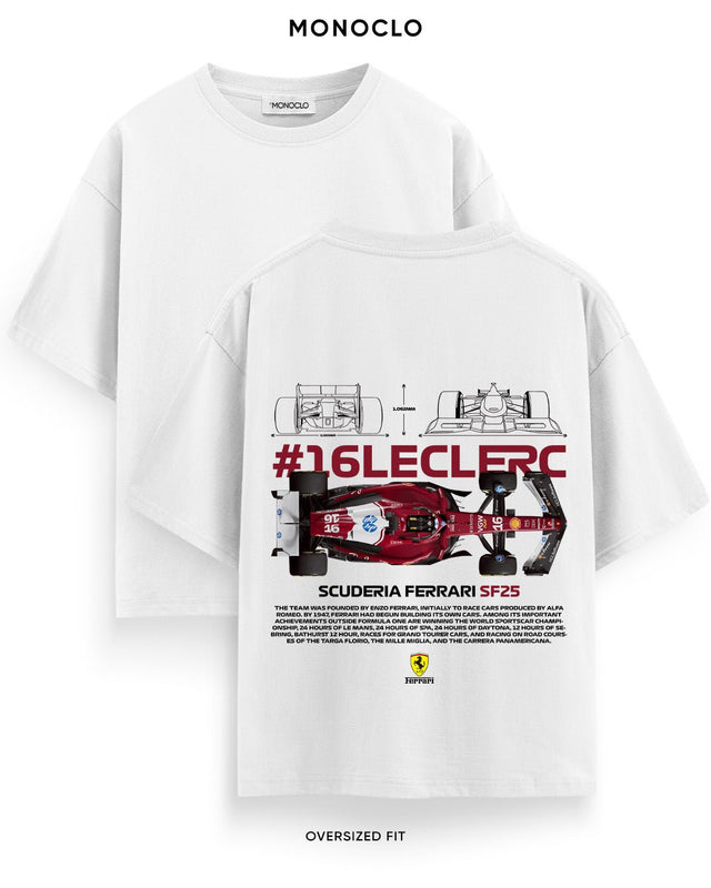 Футболка Monoclo Leclerc SF25 Blueprint F1