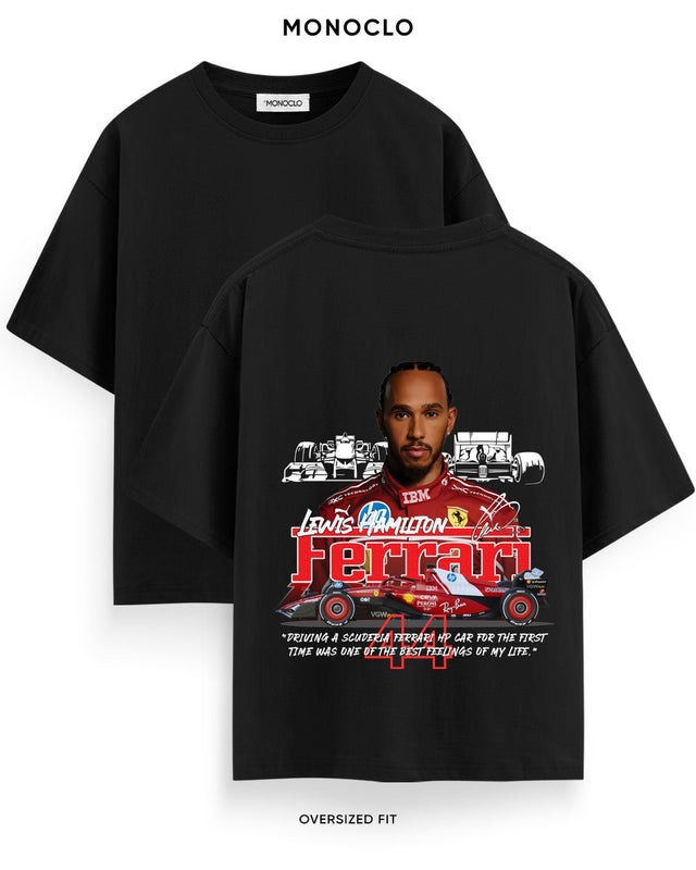 Футболка Monoclo Lewis Hamilton Ferrari 44 F1