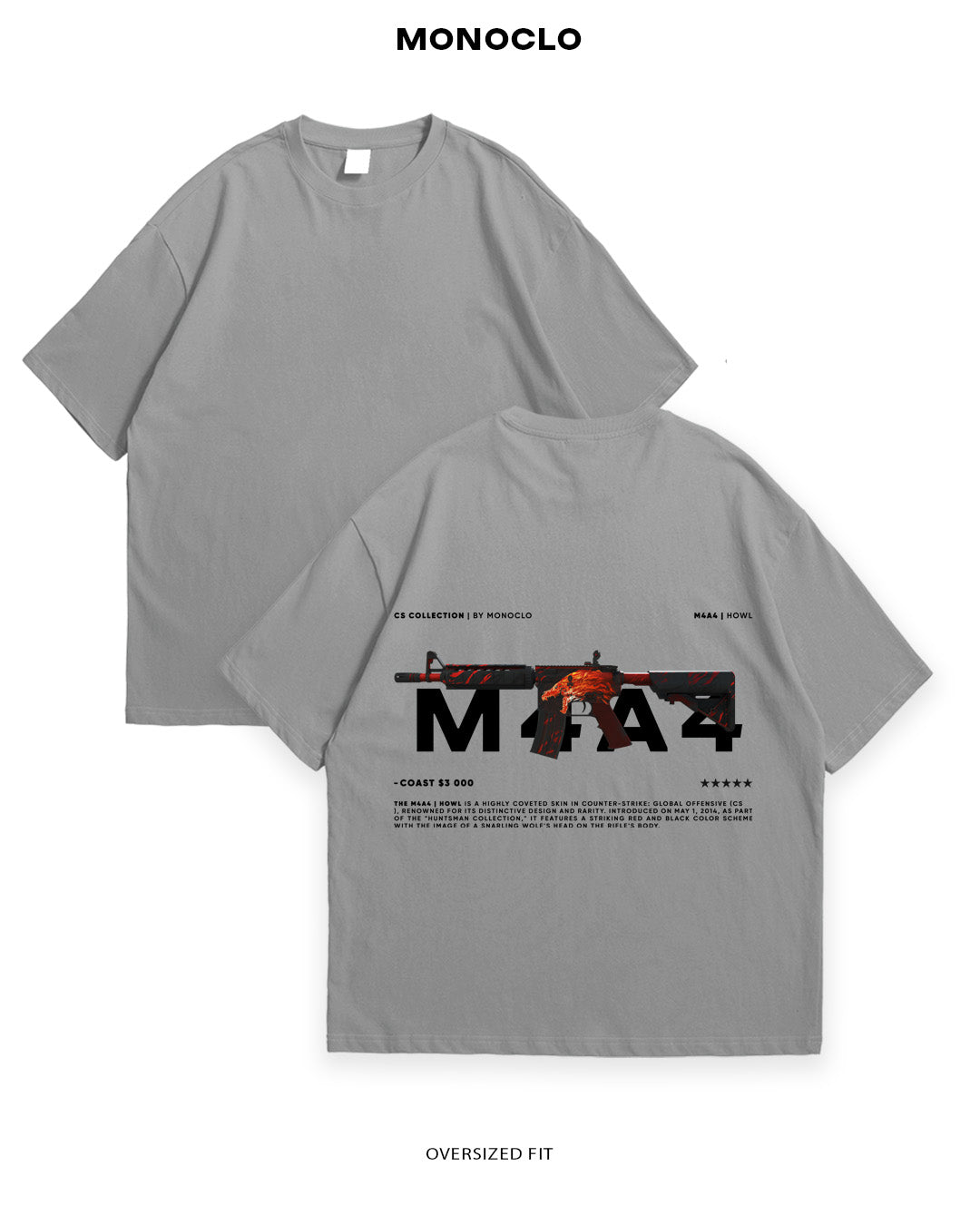 Футболка Monoclo M4A1 - S Howl - MONOCLO UA