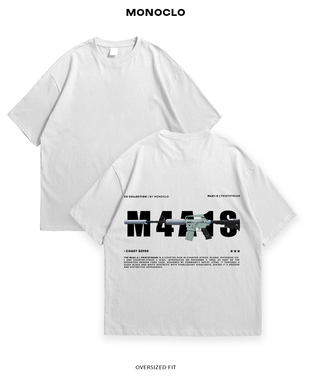 Футболка Monoclo M4A1 - S Printstream - MONOCLO UA