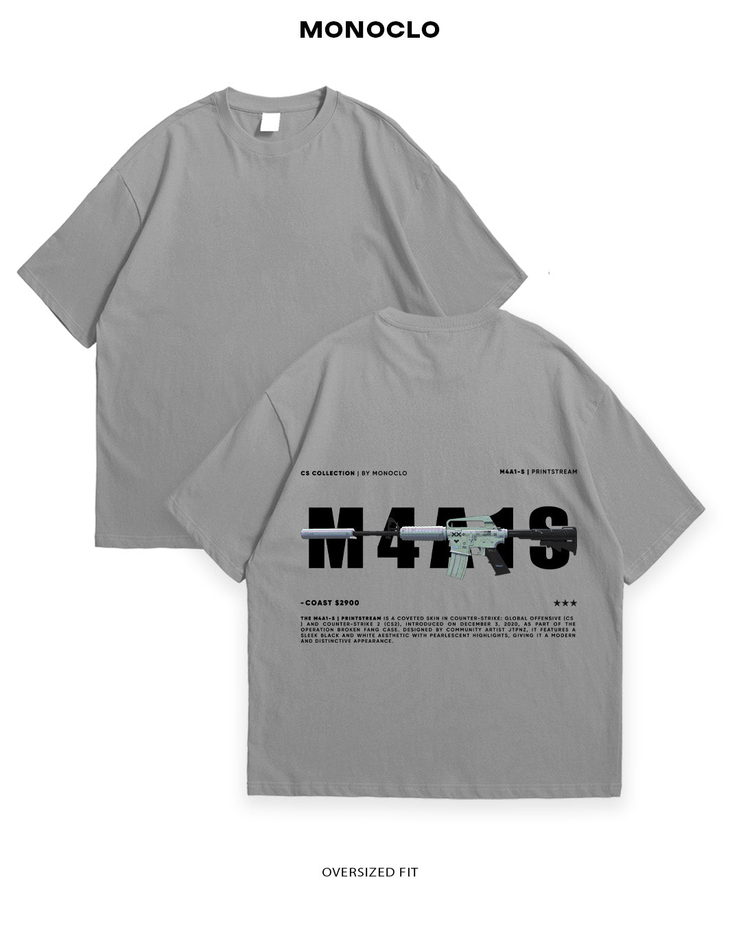 Футболка Monoclo M4A1 - S Printstream - MONOCLO UA
