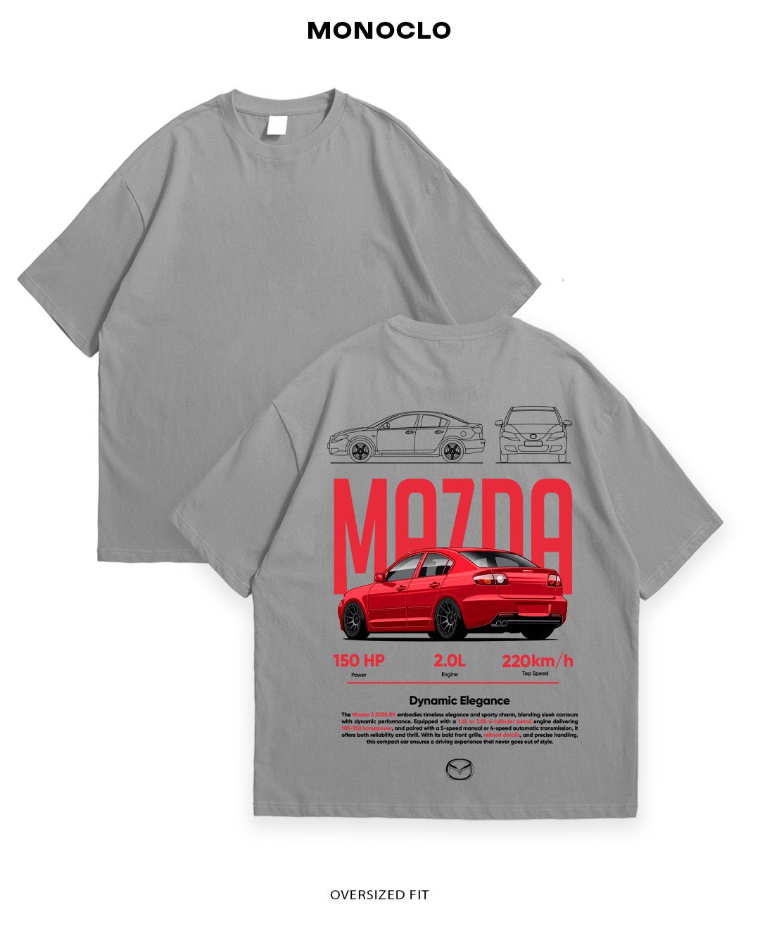 Футболка Monoclo Mazda 3 - MONOCLO UA