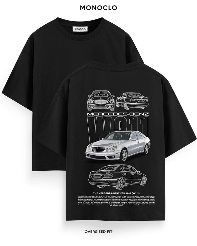 Футболка Monoclo Mercedes - Benz E55 AMG (W211) - shop_name Чорний