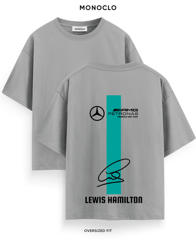 Футболка Monoclo Mercedes Lewis AMG Sign - shop_name Графітовий