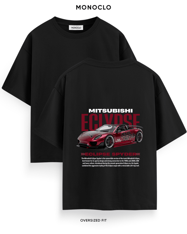 Футболка Monoclo Mitsubishi Eclipse Spyder Urban Drifter – Чорний