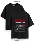 Футболка Monoclo Mitsubishi Lancer EVO IX Evolución Final Halftone – Чорний