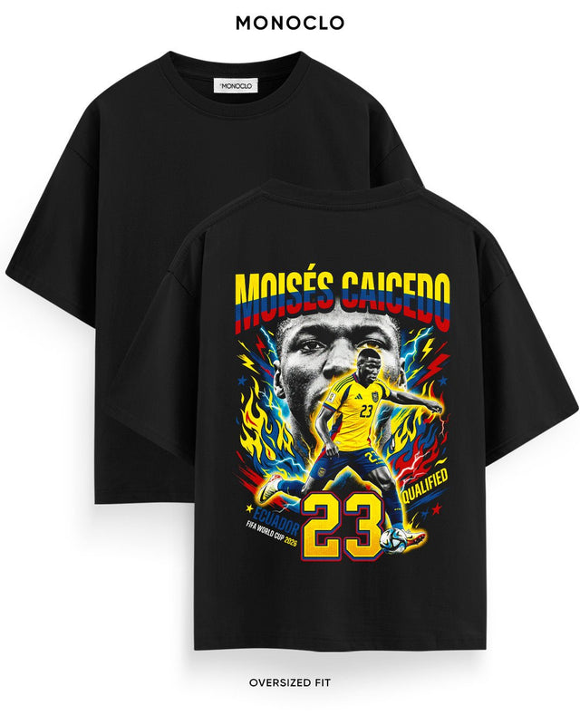Футболка Monoclo Moisés Caicedo #23 Ecuador WC 2026