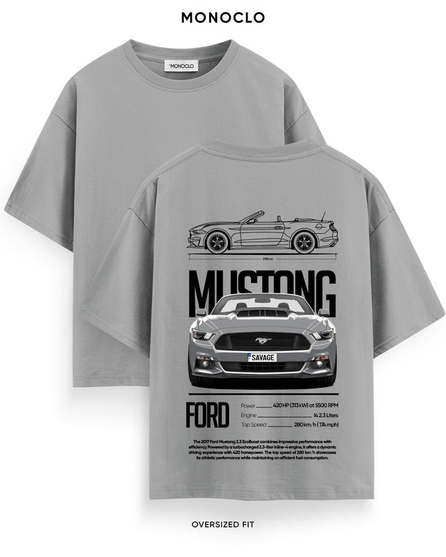 Футболка Monoclo Mustang Savage Black - MONOCLO UA