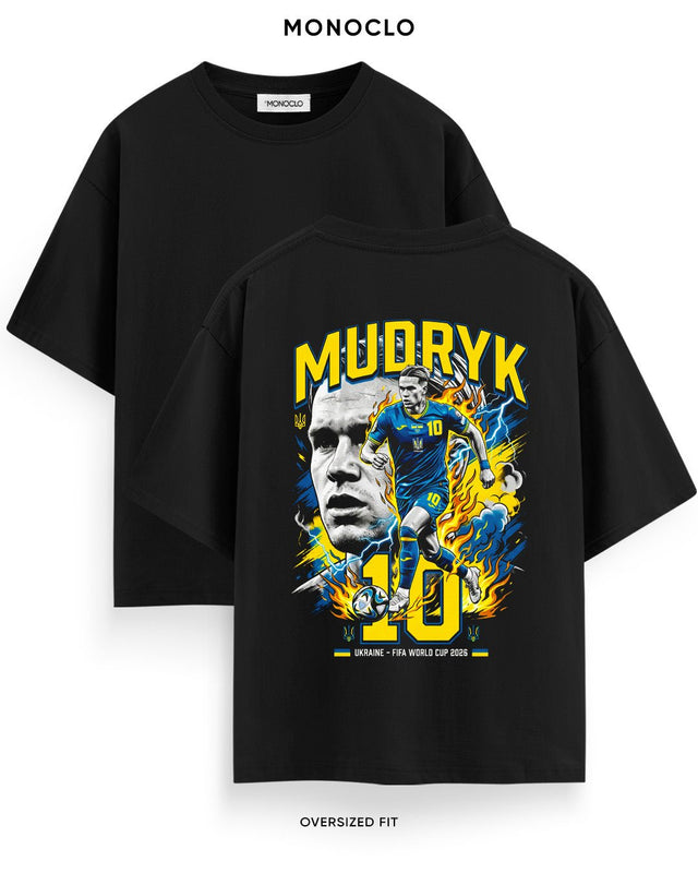 Футболка Monoclo Mykhailo Mudryk #10 Ukraine WC 2026