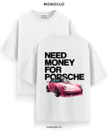 Футболка Monoclo Need Money For Porsche Pink - MONOCLO UA