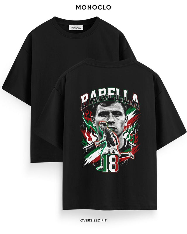 Футболка Monoclo Nicolò Barella #18 Italy Azzurri