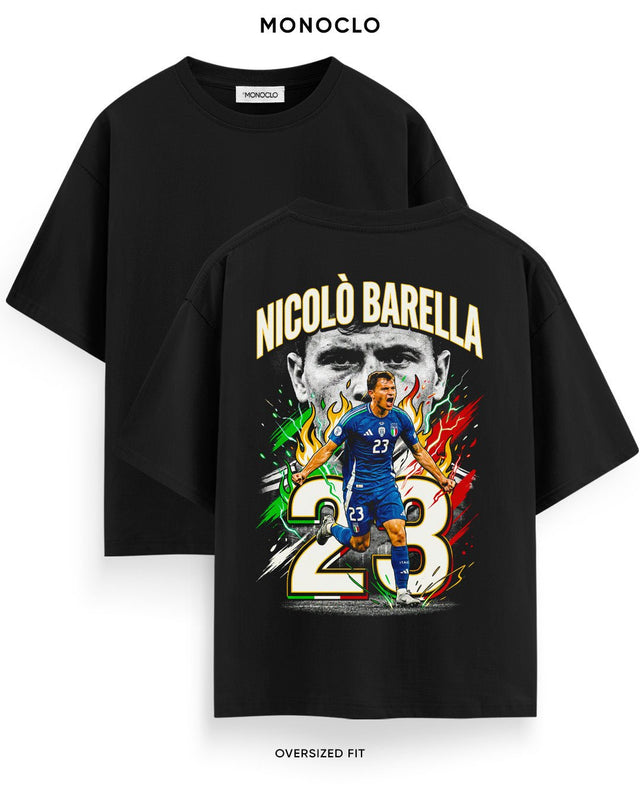 Футболка Monoclo Nicolò Barella #23 Italy WC 2026