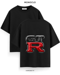 Футболка Monoclo Nissan GT-R Puffy Halftone – Чорний