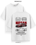 Футболка Monoclo Nissan GT-R R35 Samurai Red – Білий