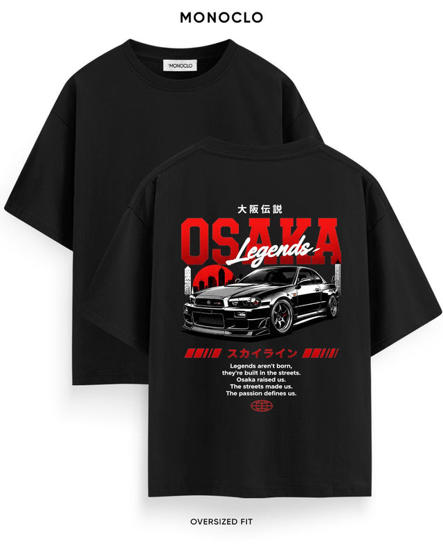Футболка Monoclo Nissan Skyline GT-R R34 Osaka Legends