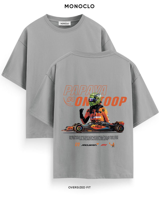 Футболка Monoclo Papaya On Top Lando Norris #4 F1