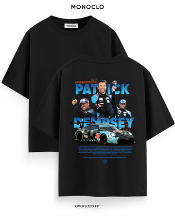 Футболка Monoclo Patrick Dempsey Porsche 911 – Чорний