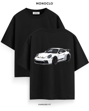 Футболка Monoclo Porsche 911 GT3 Art – Чорний