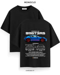 Футболка Monoclo Porsche 911 GT3 RS Blue 22 - shop_name Чорний