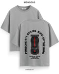 Футболка Monoclo Porsche 911 GT3 RS “King of the Ring” - shop_name Сірий