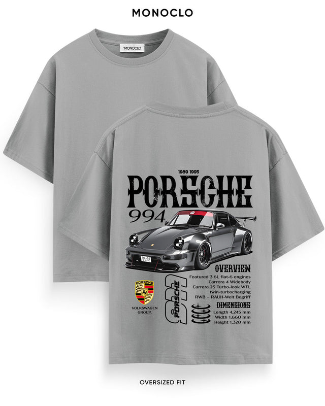 Футболка Monoclo Porsche 994 - shop_name Сірий
