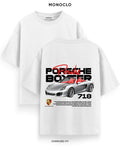 Футболка Monoclo Porsche Boxster 718 - shop_name Білий