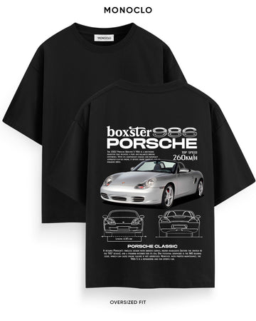 Футболка Monoclo Porsche Boxster 986 – Чорний