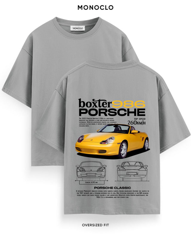 Футболка Monoclo Porsche Boxster 986 Yellow - shop_name Сірий