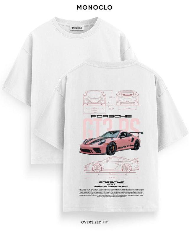 Футболка Monoclo Porsche GT3 RS Zefir - shop_name Білий
