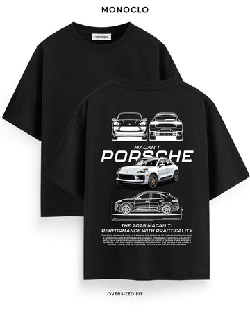 Футболка Monoclo Porsche Macan T – Чорний