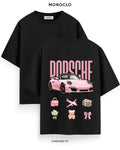 Футболка Monoclo Porsche Pink Vibe - shop_name Чорний