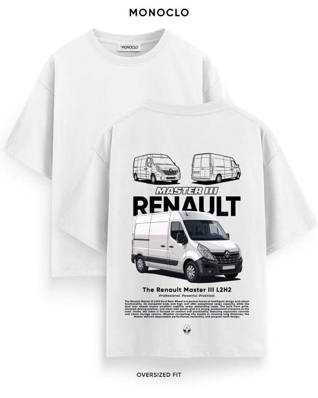 Футболка Monoclo Renault Master II - shop_name Білий