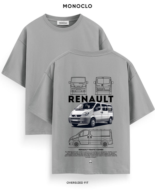 Футболка Monoclo Renault Trafic Combi - shop_name Графітовий