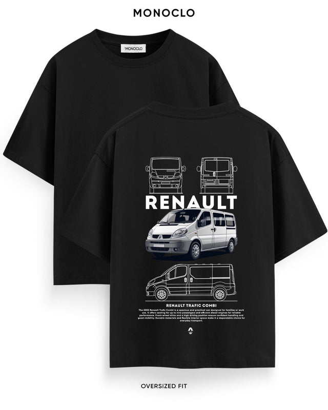 Футболка Monoclo Renault Trafic Combi - shop_name Чорний